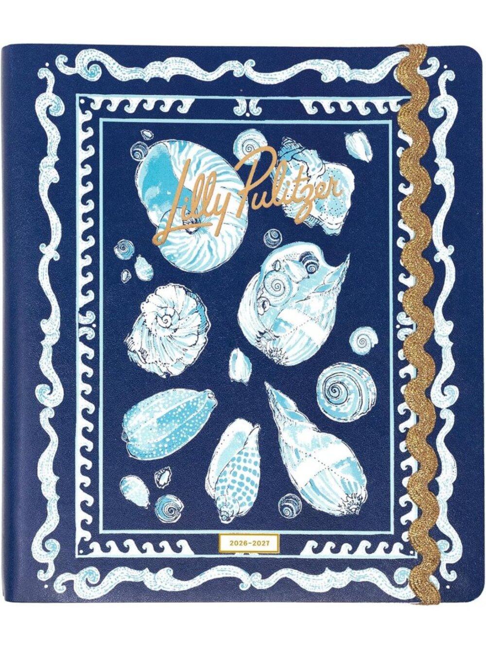 2026-2027 Soft Cover Planner, 17-Month Calendar, Stylish Shell Design, Perfect
